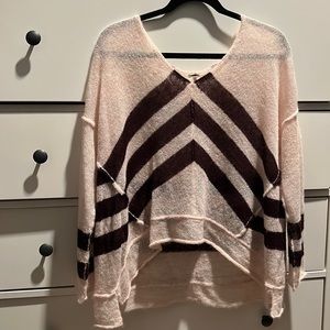 Light Pink Free People Sweater